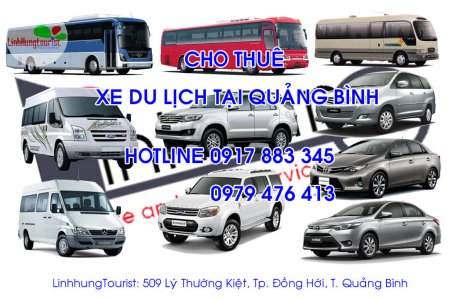 Cho thuê xe du lịch tại Quảng Bình
