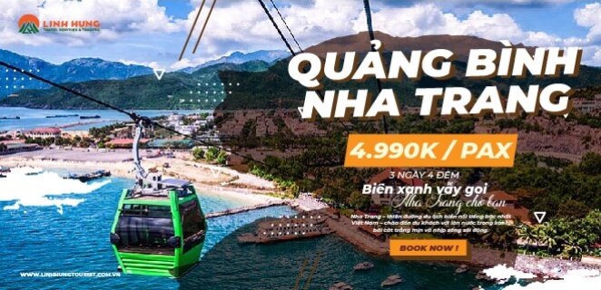Tour Quảng Bình - Nha Trang 3 ngày 4 đêm