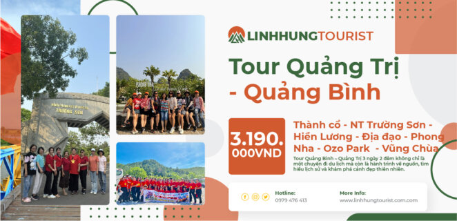 Tour Quảng Bình – Quảng Trị 3 ngày 2 đêm
