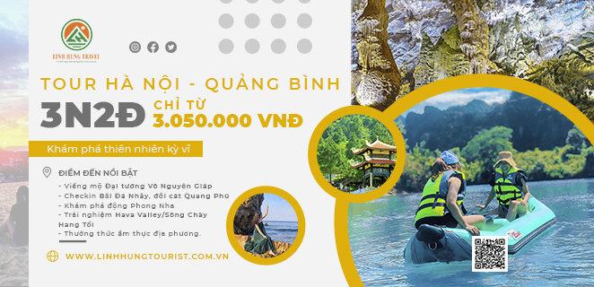 Tour Hà Nội - Quảng Bình 3 ngày 2 đêm