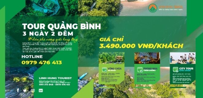 Tour Đồng Hới – Vũng Chùa – Phong Nha Kẽ Bàng – Bang Onsen 